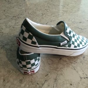 Vans checkerboard slip on shoe women’s size 6.5